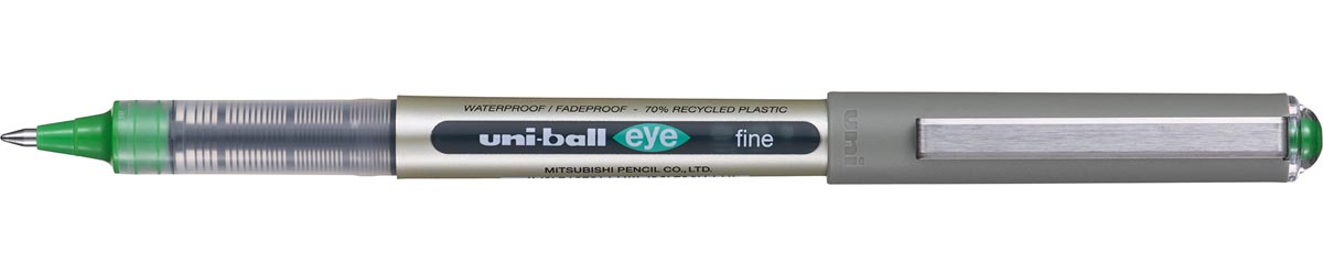 Uni-ball Eye Fine roller Eco, schrijfbreedte 0,5 mm, groen afbeelding