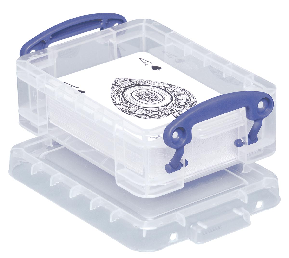 Really Useful Box visitekaarthouder 0,2 liter, transparant afbeelding