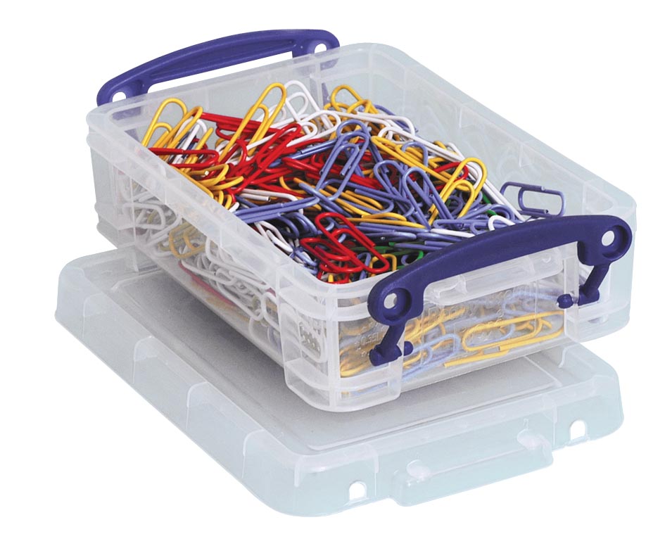 Really Useful Box 0,35 liter, transparant afbeelding