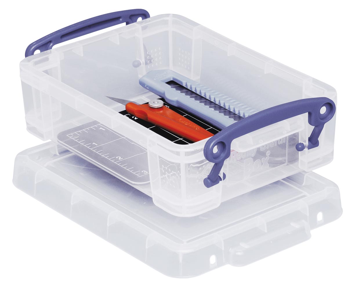 Really Useful Box 0,75 liter, transparant-2
