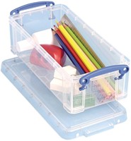 Really Useful Box 0,9 liter, transparant