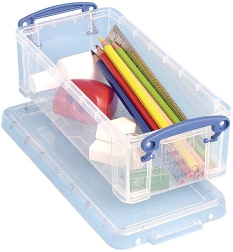 Really Useful Box 0,9 liter, transparant