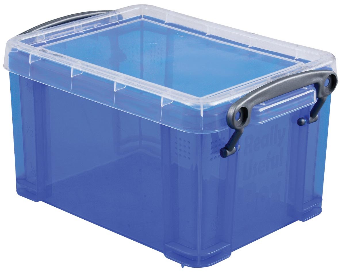 Really Useful Box 16 Liter Transparant Blauw huismerk kopen in de aanbieding Really Useful Box 16 Liter Transparant Blauw huismerk kopen in de aanbieding