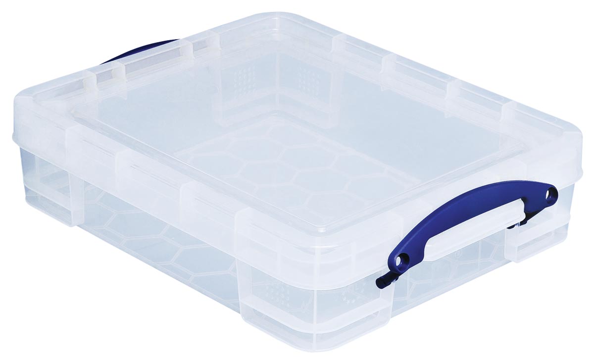Really Useful Box opbergdoos 11 liter, transparant afbeelding