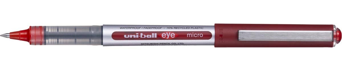 Uni-ball Eye Micro roller Eco, schrijfbreedte 0,2 mm, rood afbeelding