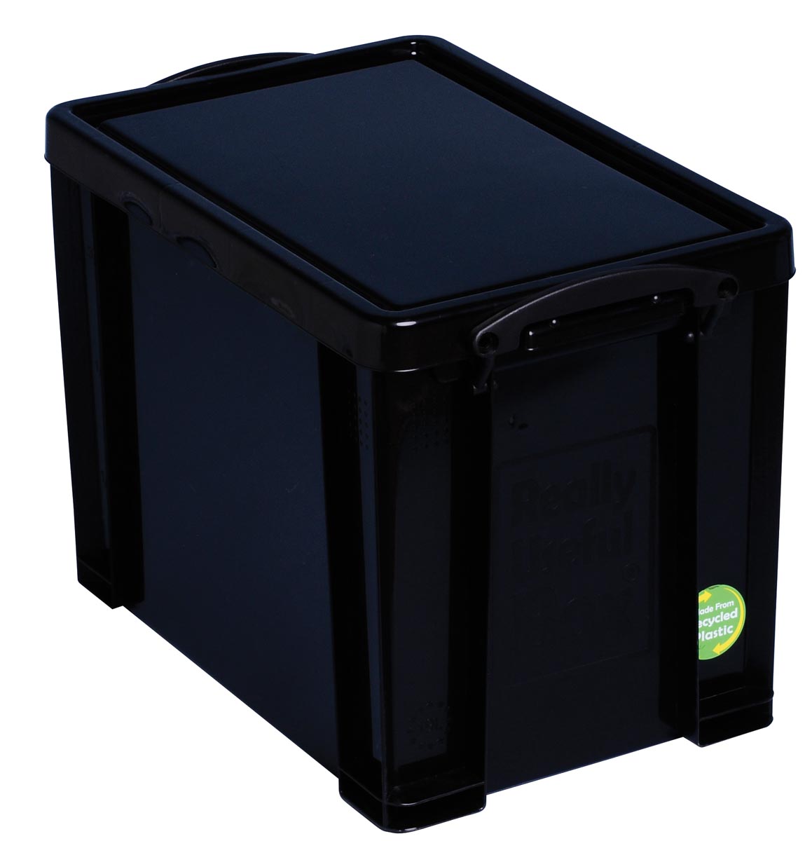 Really Useful Box opbergdoos 19 liter, zwart afbeelding