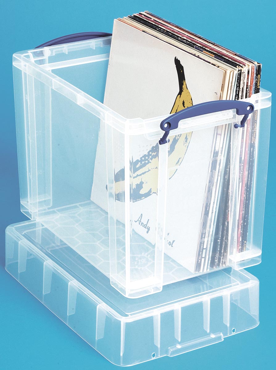Really Useful Box opbergdoos 19 liter XL, transparant afbeelding