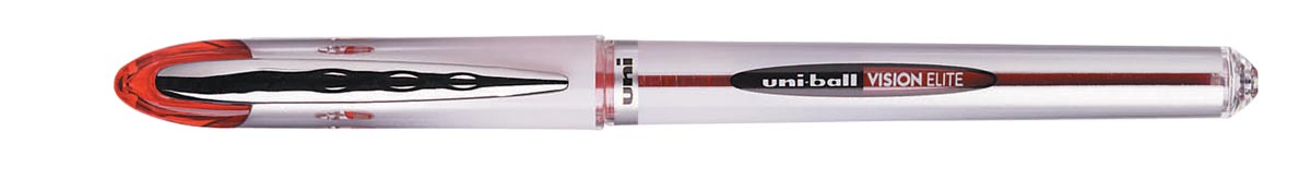 Uni Ball Vision Elite 200 roller, schrijfbreedte 0,6 mm, punt 0,8 mm, rood afbeelding