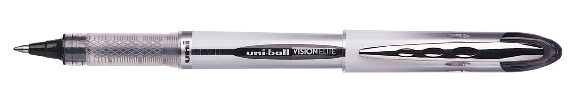 Uni Ball Vision Elite 200 roller, schrijfbreedte 0,6 mm, punt 0,8 mm, zwart afbeelding