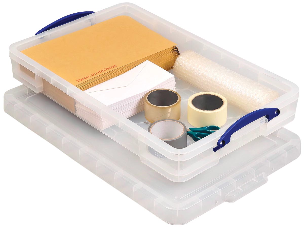 Really Useful Box opbergdoos 20 liter, transparant afbeelding