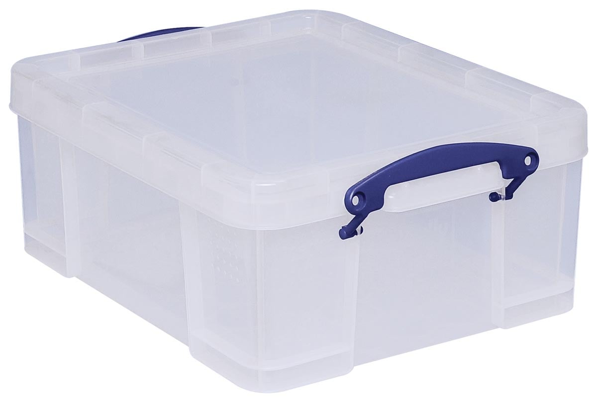 Really Useful Box opbergdoos 21 liter, transparant afbeelding