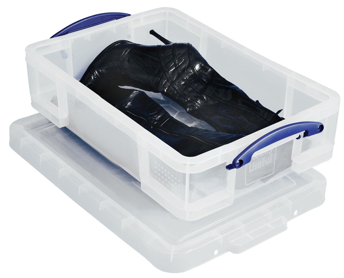 Really Useful Box opbergdoos 24,5 liter, transparant afbeelding