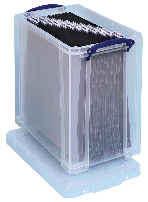Really Useful Box opbergdoos 25 liter, transparant Really Useful Box opbergdoos 25 liter, transparant