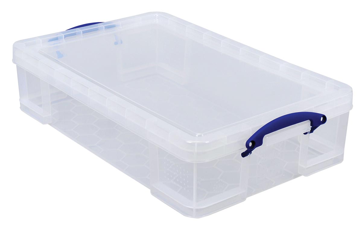 Really Useful Box opbergdoos 33 liter, transparant afbeelding