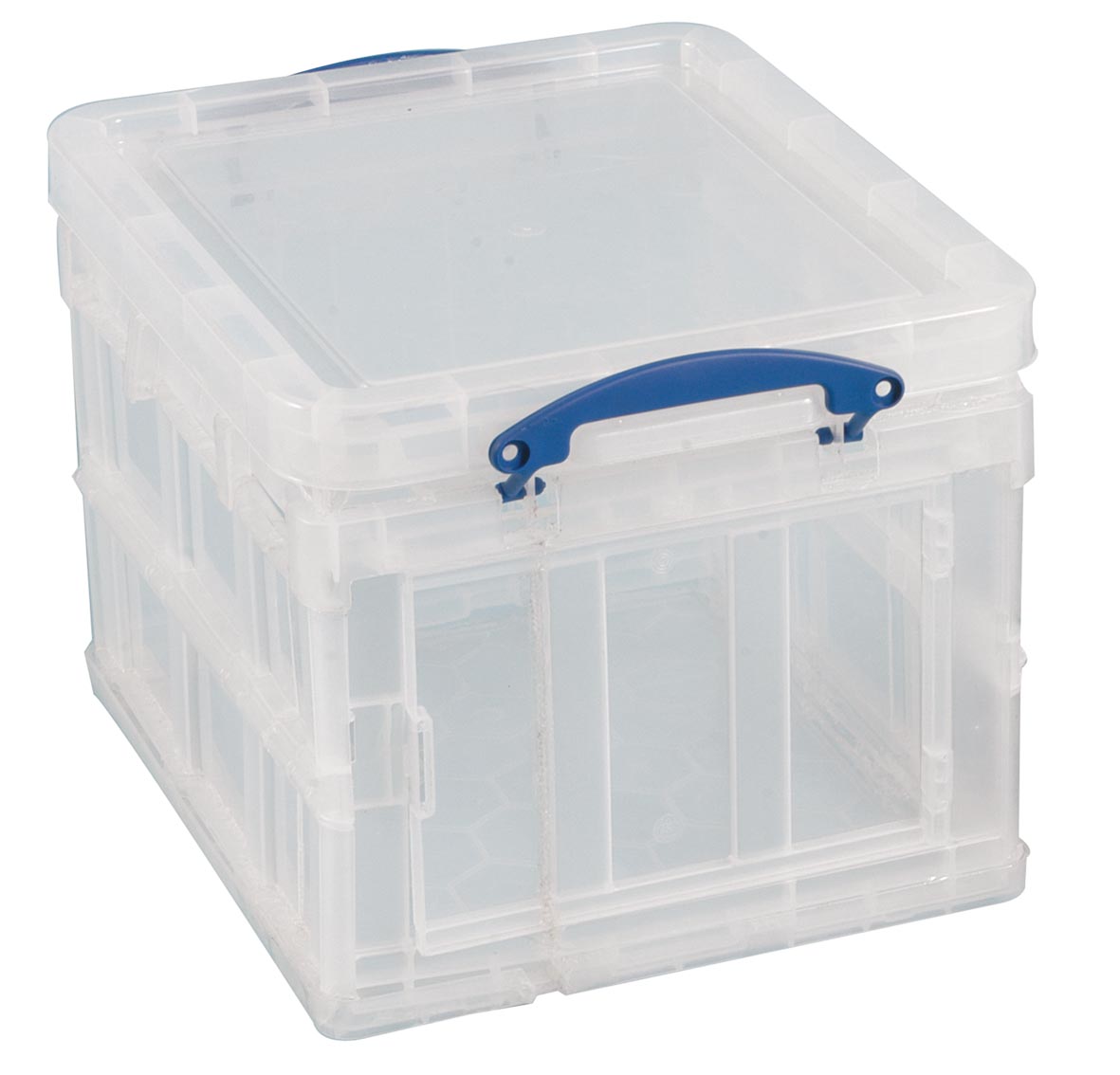 Really Useful Box opbergdoos 35 liter opvouwbaar, transparant afbeelding