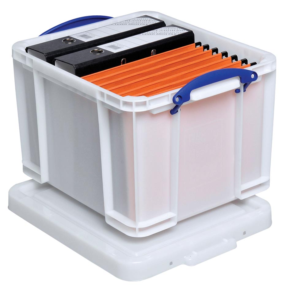 Really Useful Boxes Opbergdoos 35 Liter wit