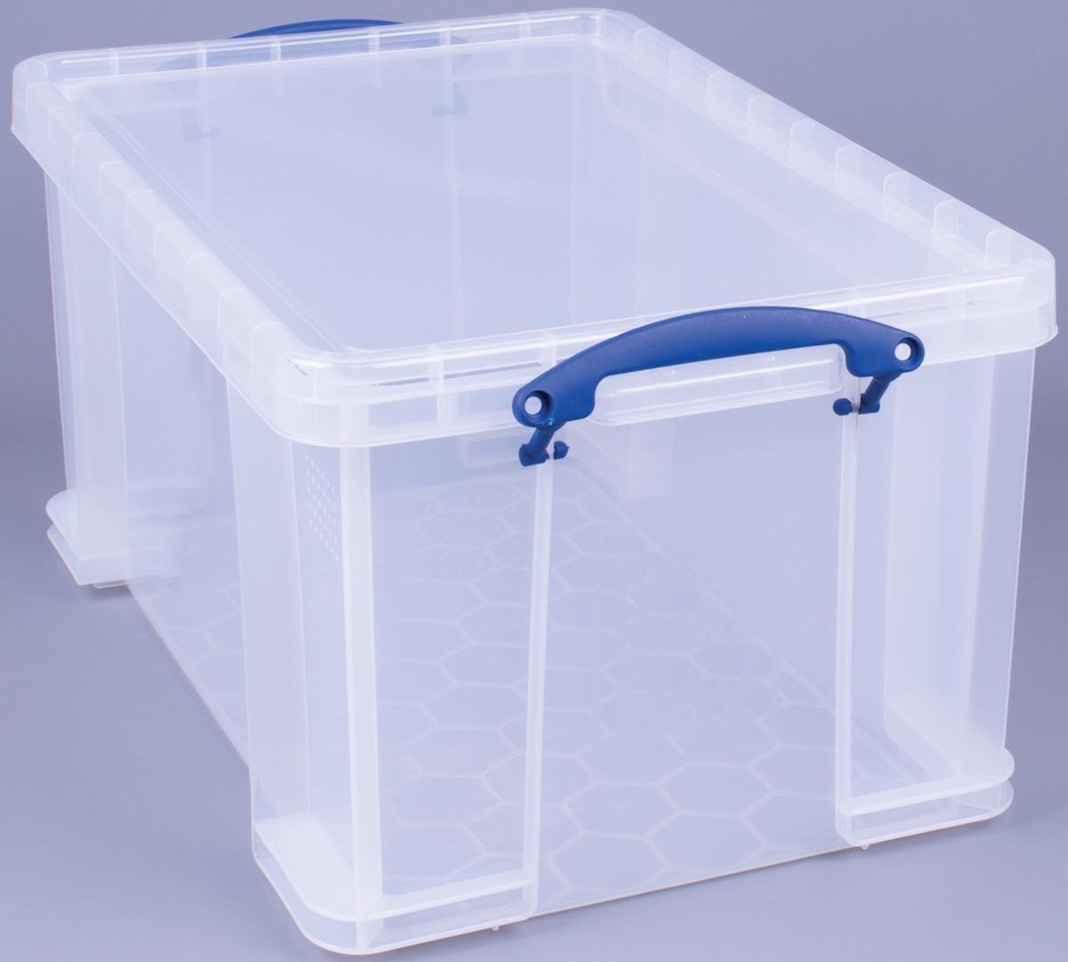 Really Useful Box 48 liter, transparant, per stuk verpakt in karton afbeelding
