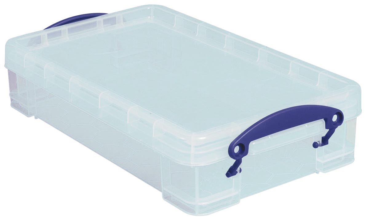 Really Useful Box opbergdoos 4 liter, transparant afbeelding