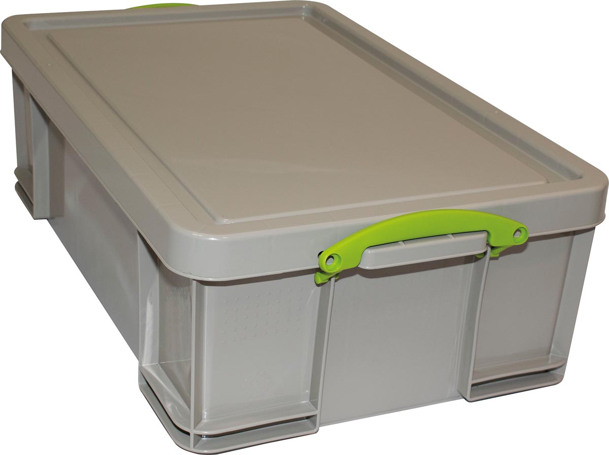 Really Useful Box opbergdoos 50 liter, gerecycleerd, grijs afbeelding
