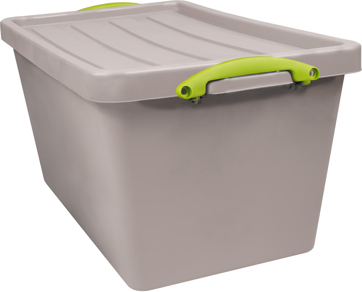 Really Useful Box Recycled opbergdoos 56 l, nestbaar, grijs afbeelding