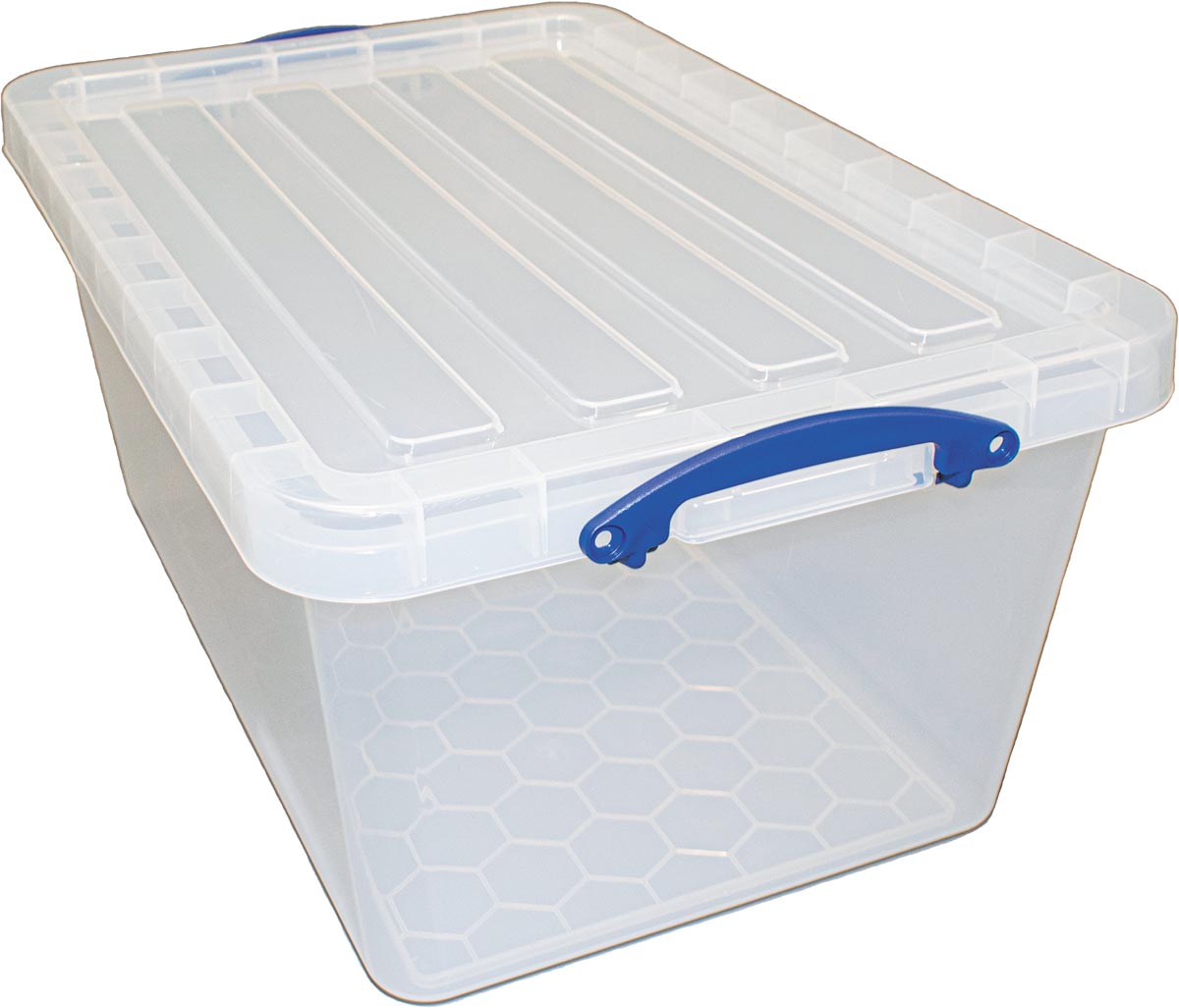 Really Useful Box opbergdoos 61 l, nestbaar, transparant afbeelding