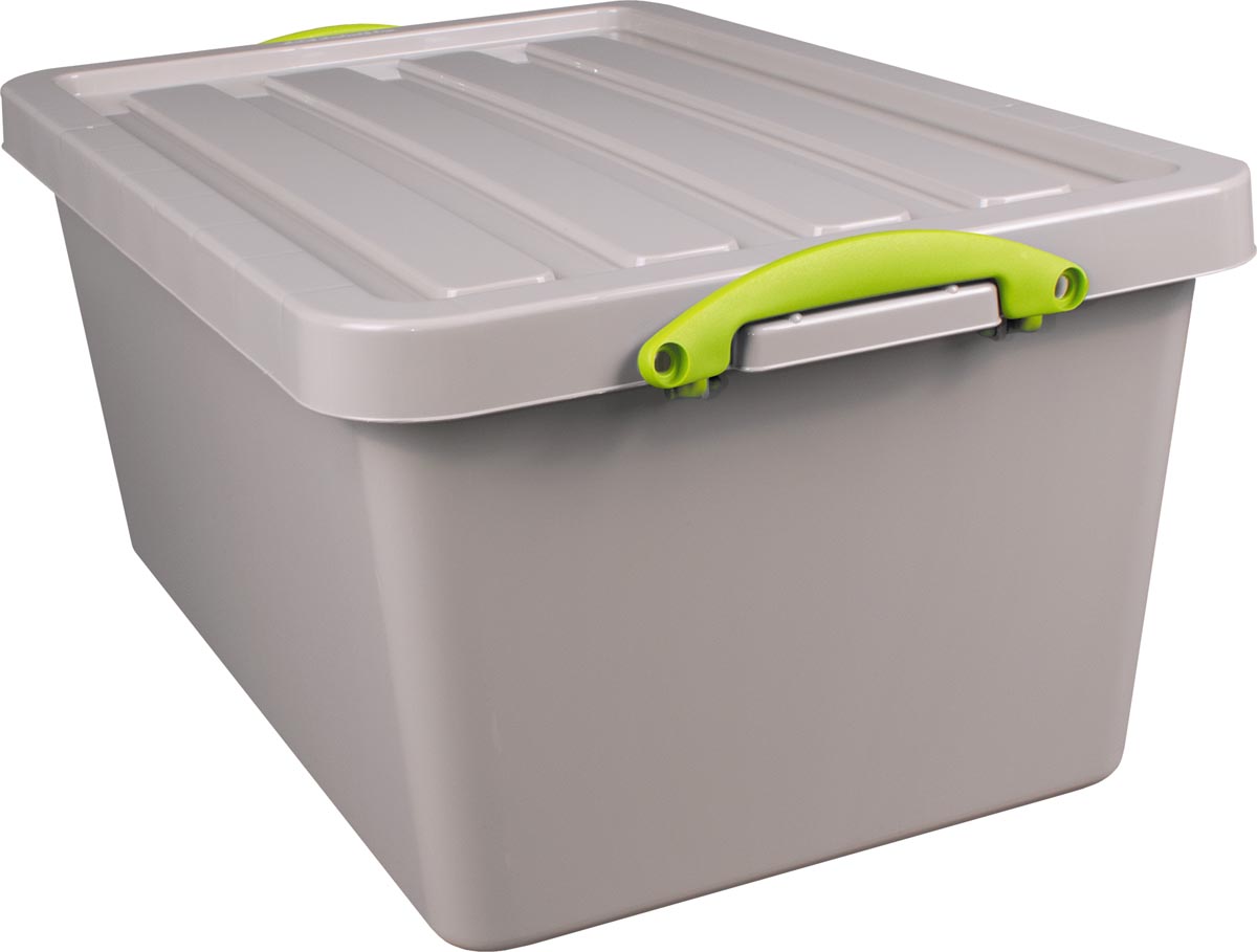 Really Useful Box Recycled opbergdoos 61 l, nestbaar, grijs afbeelding