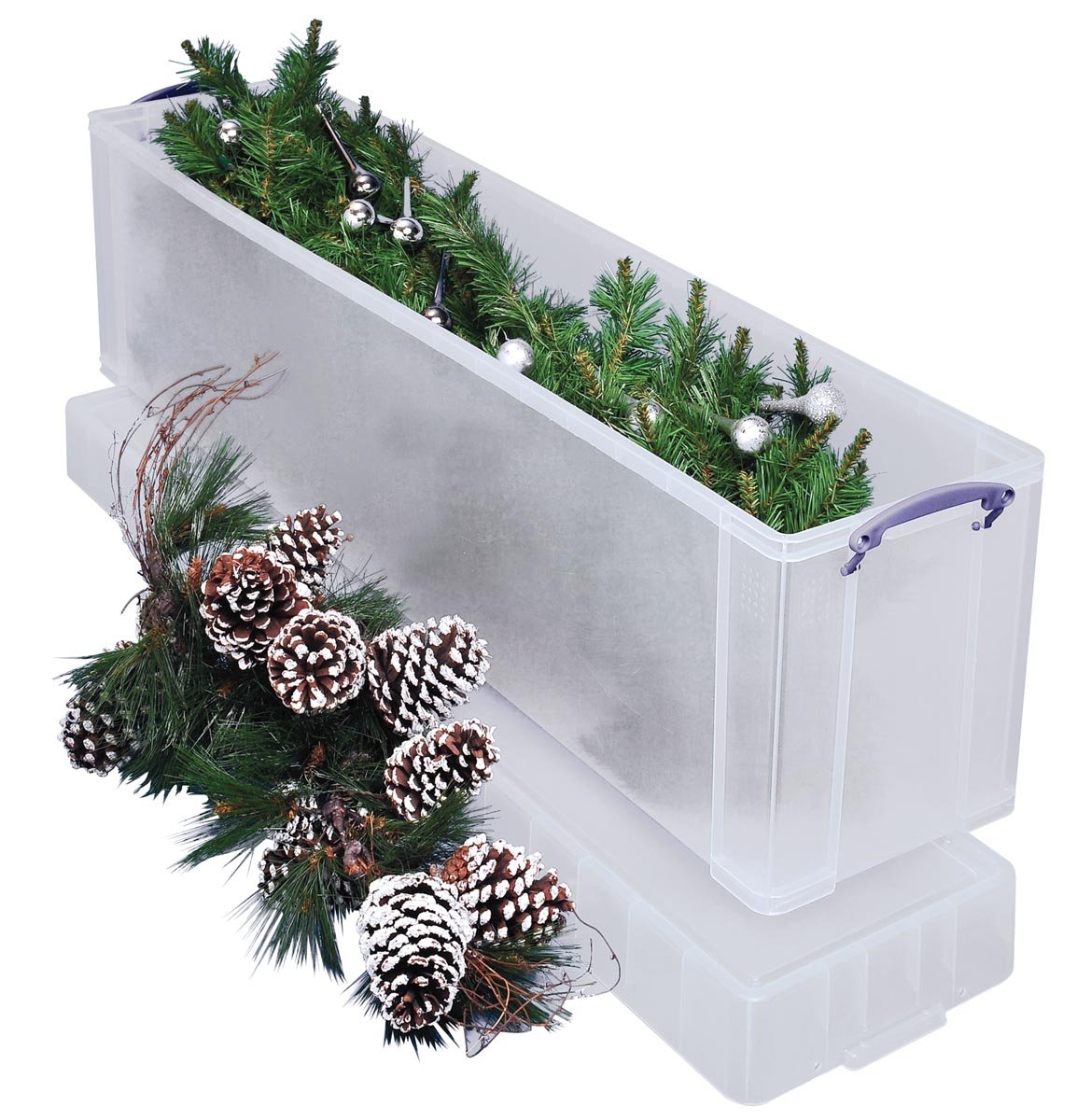 Really Useful Box opbergdoos 77 liter, transparant Really Useful Box opbergdoos 77 liter, transparant