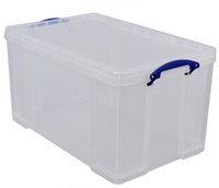 Really Useful Box 84 liter, transparant, per stuk verpakt in karton-2