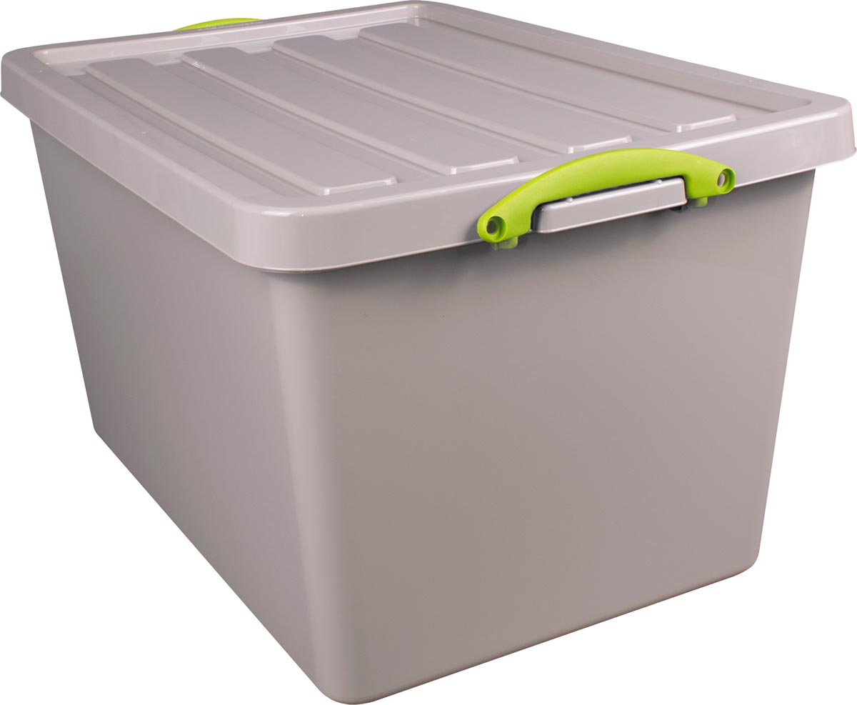 Really Useful Box Recycled opbergdoos 96 l, nestbaar, grijs afbeelding