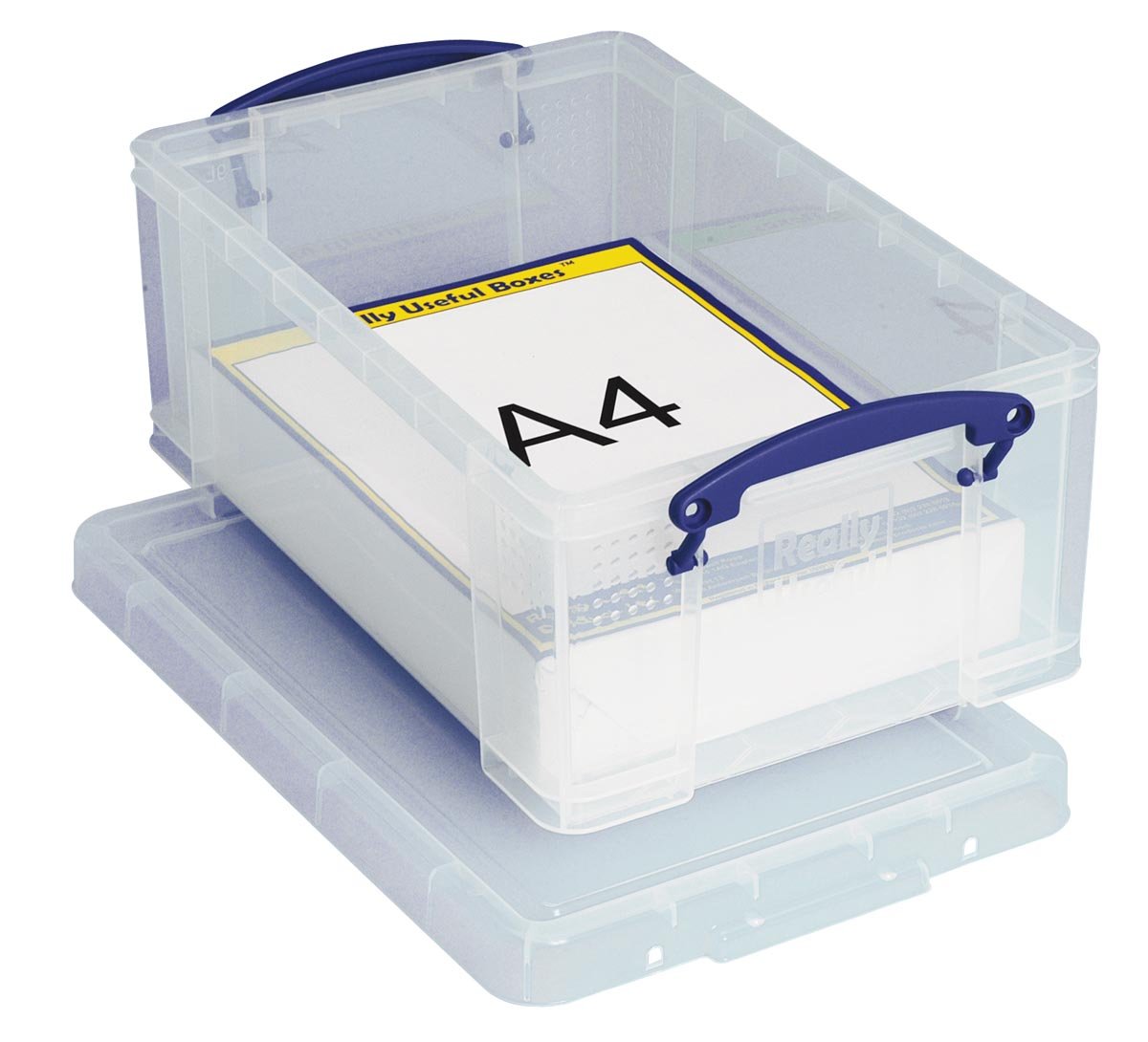 Really Useful Box opbergdoos 9 liter, transparant Really Useful Box opbergdoos 9 liter, transparant