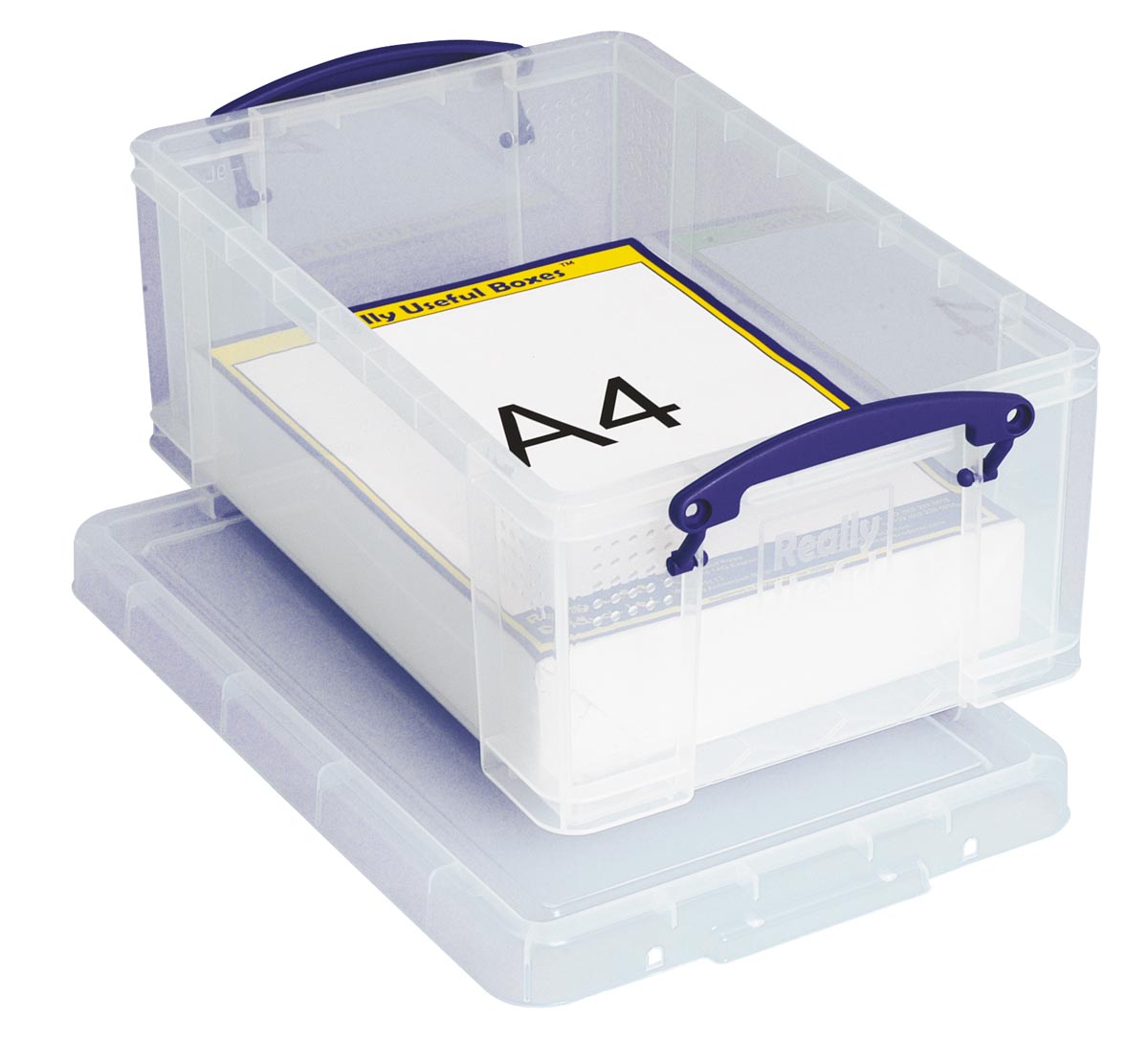 Really Useful Box opbergdoos 9 liter, transparant afbeelding