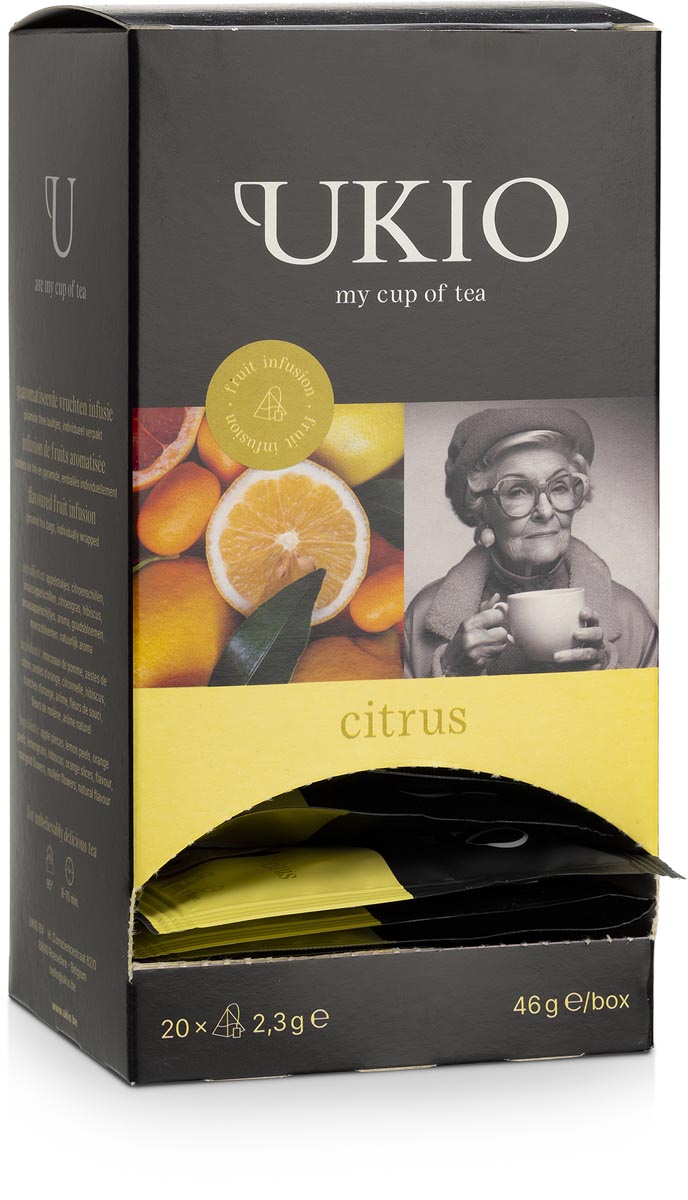 UKIO infusie Citrus, individueel verpakt, pak van 20 stuks