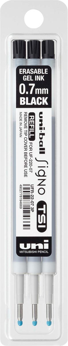 Uni Ball Vulling Voor Gelroller Signo Tsi Etui Met 3 Vullingen Zwart huismerk kopen in de aanbieding Uni Ball Vulling Voor Gelroller Signo Tsi Etui Met 3 Vullingen Zwart huismerk kopen in de aanbieding