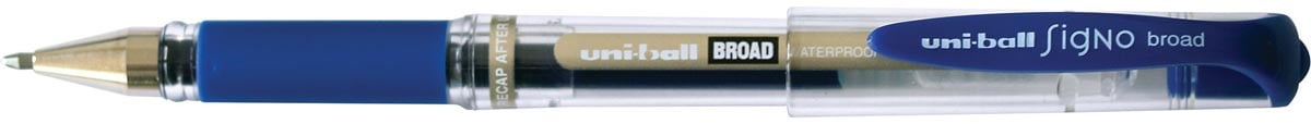 Uniball roller Signo Broad, 0,65 mm, blauw Uniball roller Signo Broad, 0,65 mm, blauw