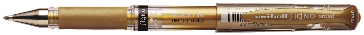 Uni-ball roller Signo Broad goud afbeelding