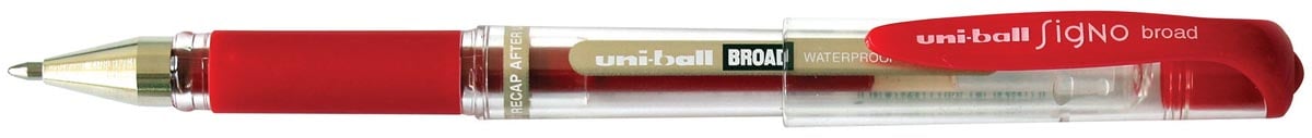 Uniball roller Signo Broad, 0,65 mm, rood afbeelding