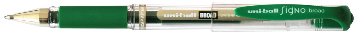 Uniball roller Signo Broad, 0,65 mm, groen