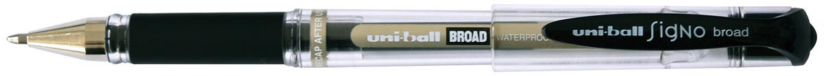 Uniball roller Signo Broad, 0,65 mm, zwart afbeelding