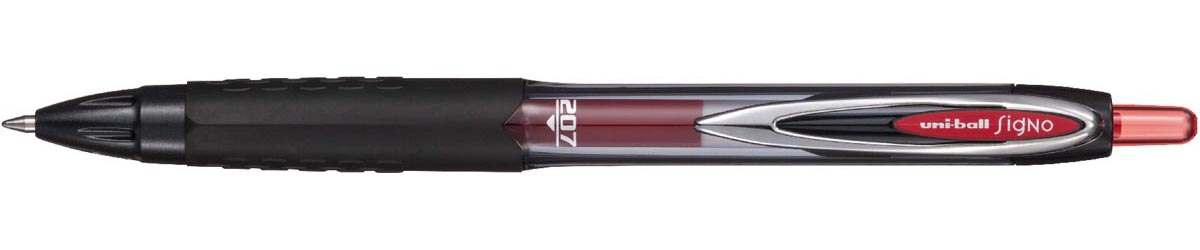 Uni-ball roller Signo RT207, medium punt, rood