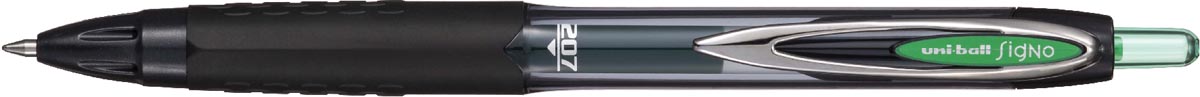 Uni-ball Signo RT207 roller, intrekbaar, schrijfbreedte 0,4 mm, gerecycled plastic, groen afbeelding