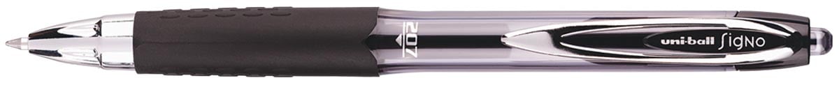 Uni-ball intrekbare roller Signo RT207 zwart afbeelding