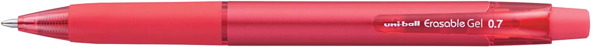 Uni-ball gelroller Erasable Gel, intrekbaar, rood