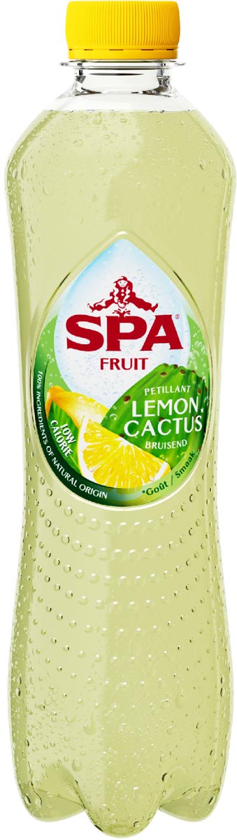 Spa Fruit Lemon Cactus, fles van 40 cl, pak van 6 stuks