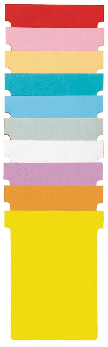 Nobo T-planbordkaarten index 1,5, ft 53 x 45 mm, wit