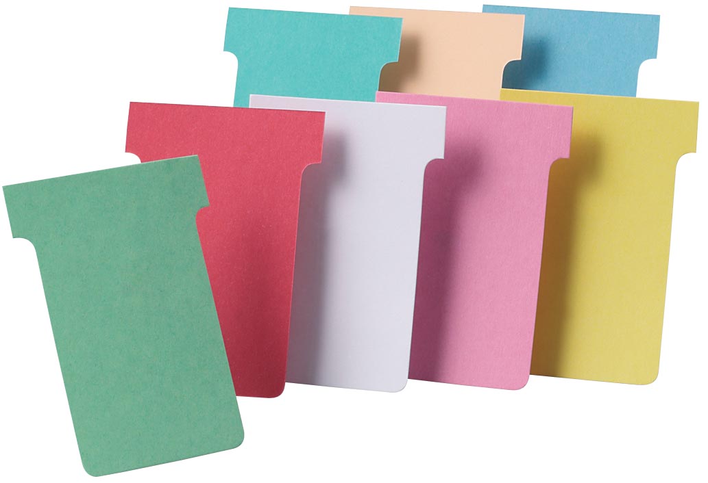 Nobo T-planbordkaarten index 4, ft 180 x 124 mm, groen afbeelding