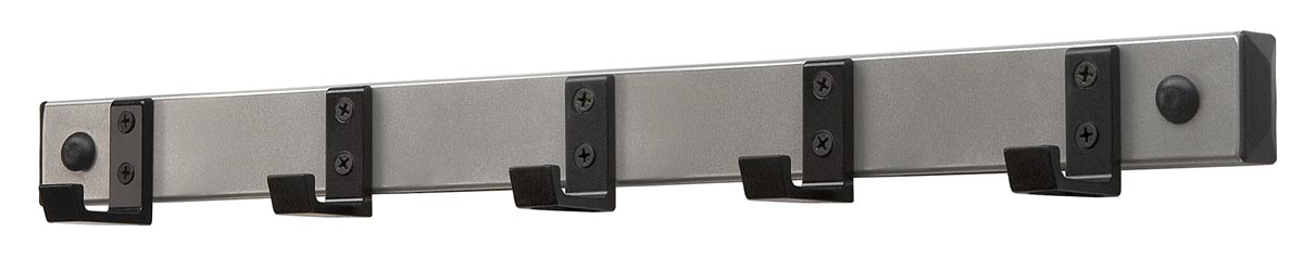 V-part wandgarderobe, 5 haken afbeelding