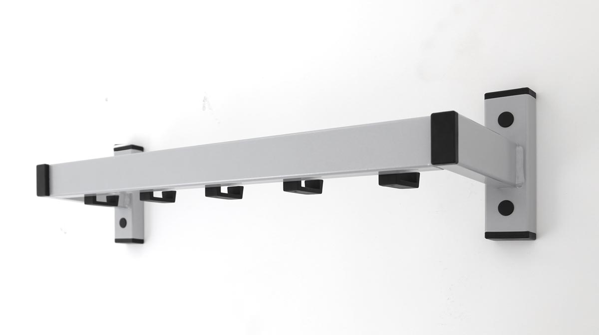 V-part wandgarderobe Safe, 5 haken afbeelding
