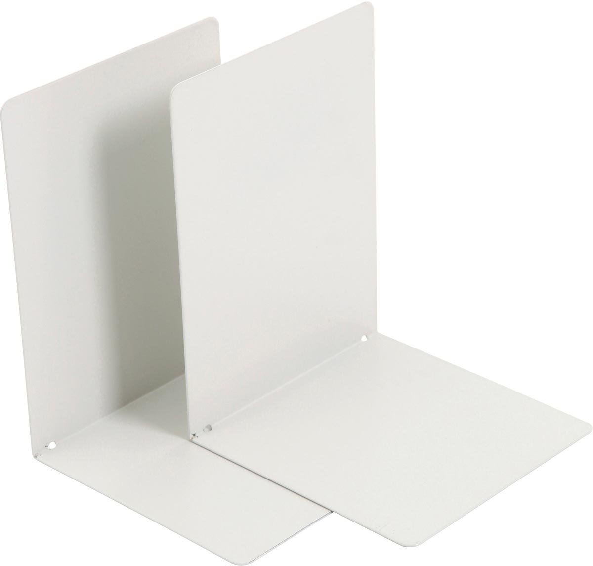 V-Part Boekensteun metaal, set van 2 stuks, lichtgrijs afbeelding