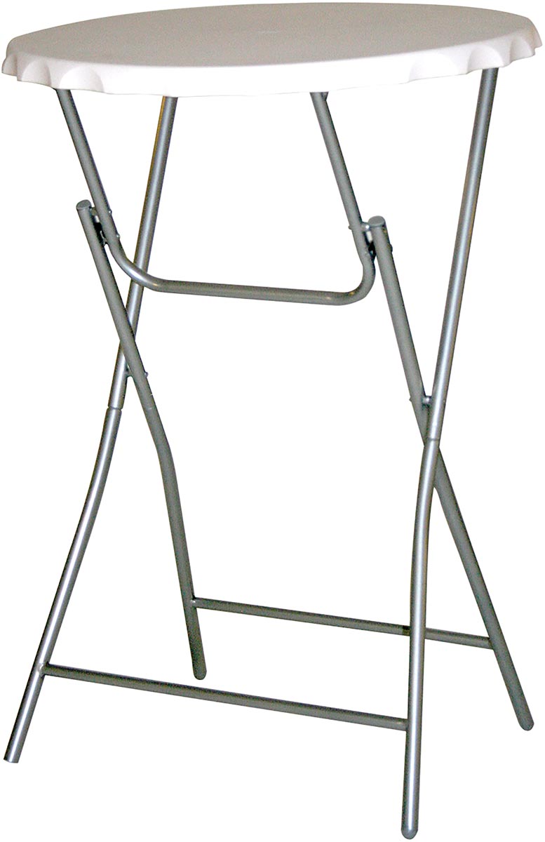 V-part statafel, wit afbeelding