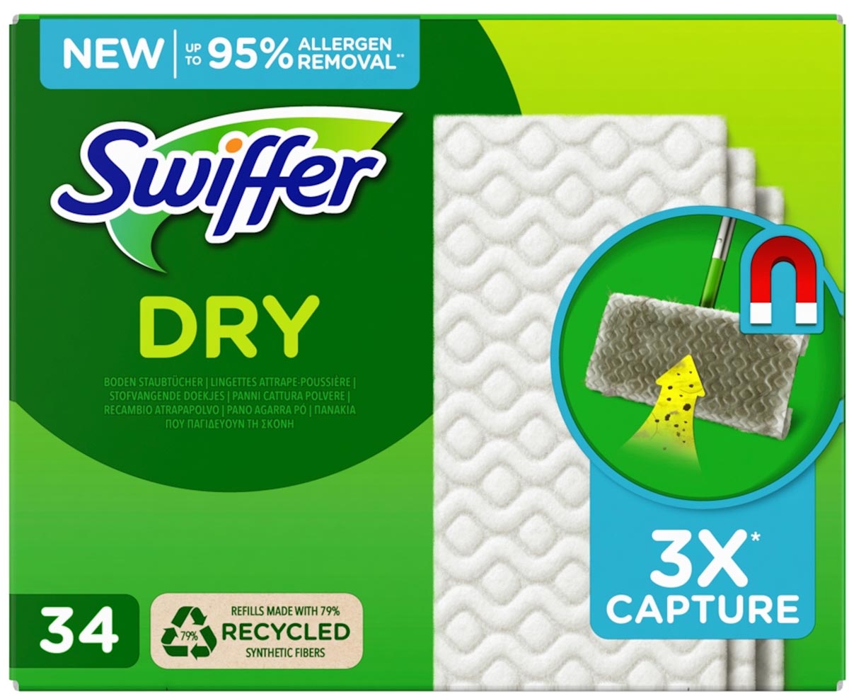 Swiffer Dry navulling pak van 34 stuks